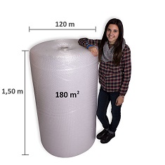 Plastico de Burbujas 180m2
