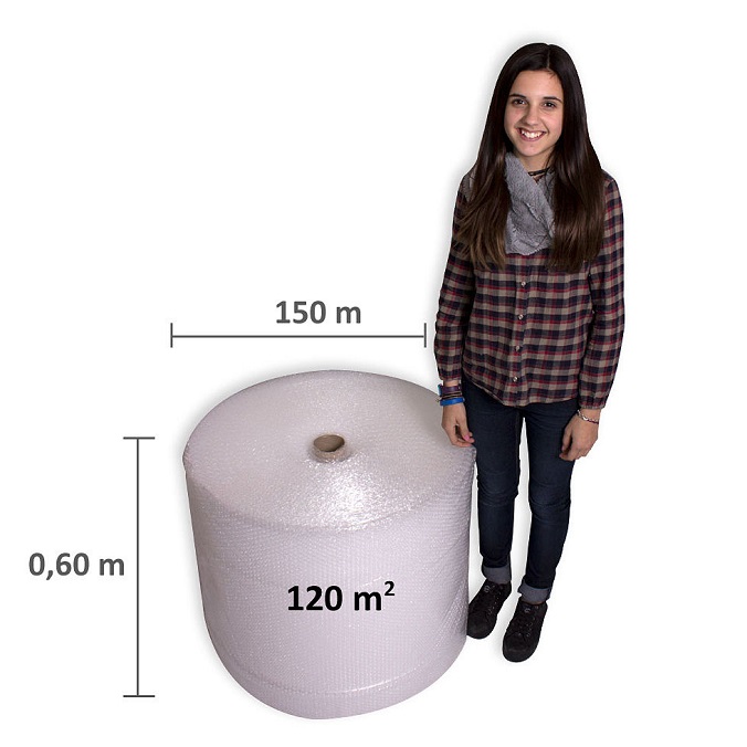 Plastico de burbujas 90m2