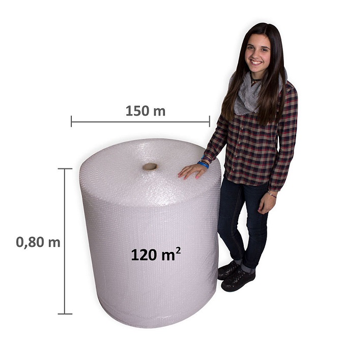 Plastico de Burbujas 120m2