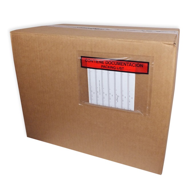 Sobre adhesivo Packing list Pequeno 
