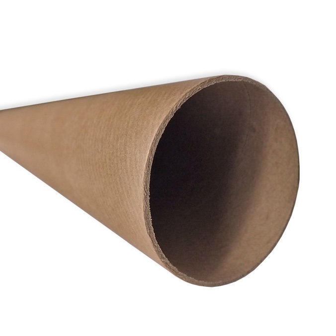 Tubo cartón 76 x 1000 mm. Marrón 