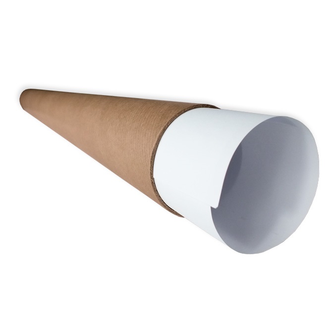 Tubo cartón 76 x 700 mm. Marrón 