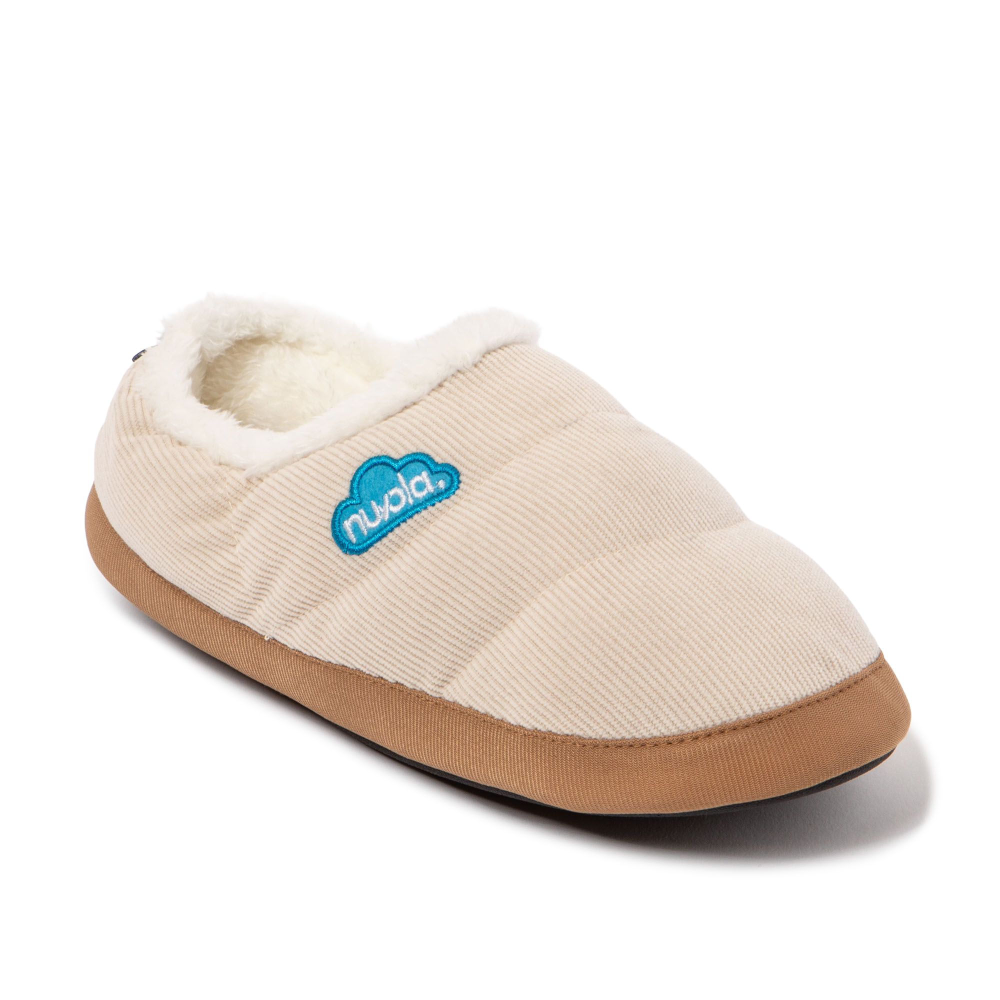 Chaussons Antidérapants Chaudes Homme NUVOLA. Chaussons Homme Femme Antidérapants Chaudes Rembourrées Confortables Crème 36/37 EU Nuvola Pantoufles