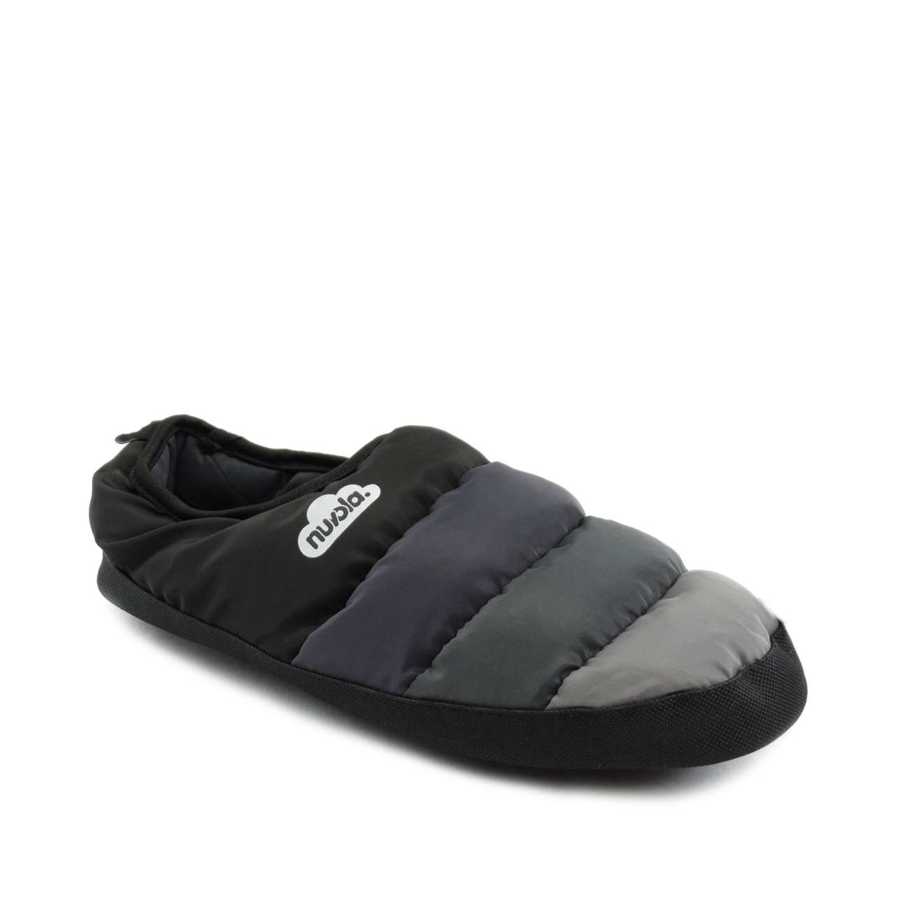 Pantuflas unisex Clásica Colors en negro, suela de goma Nuvola