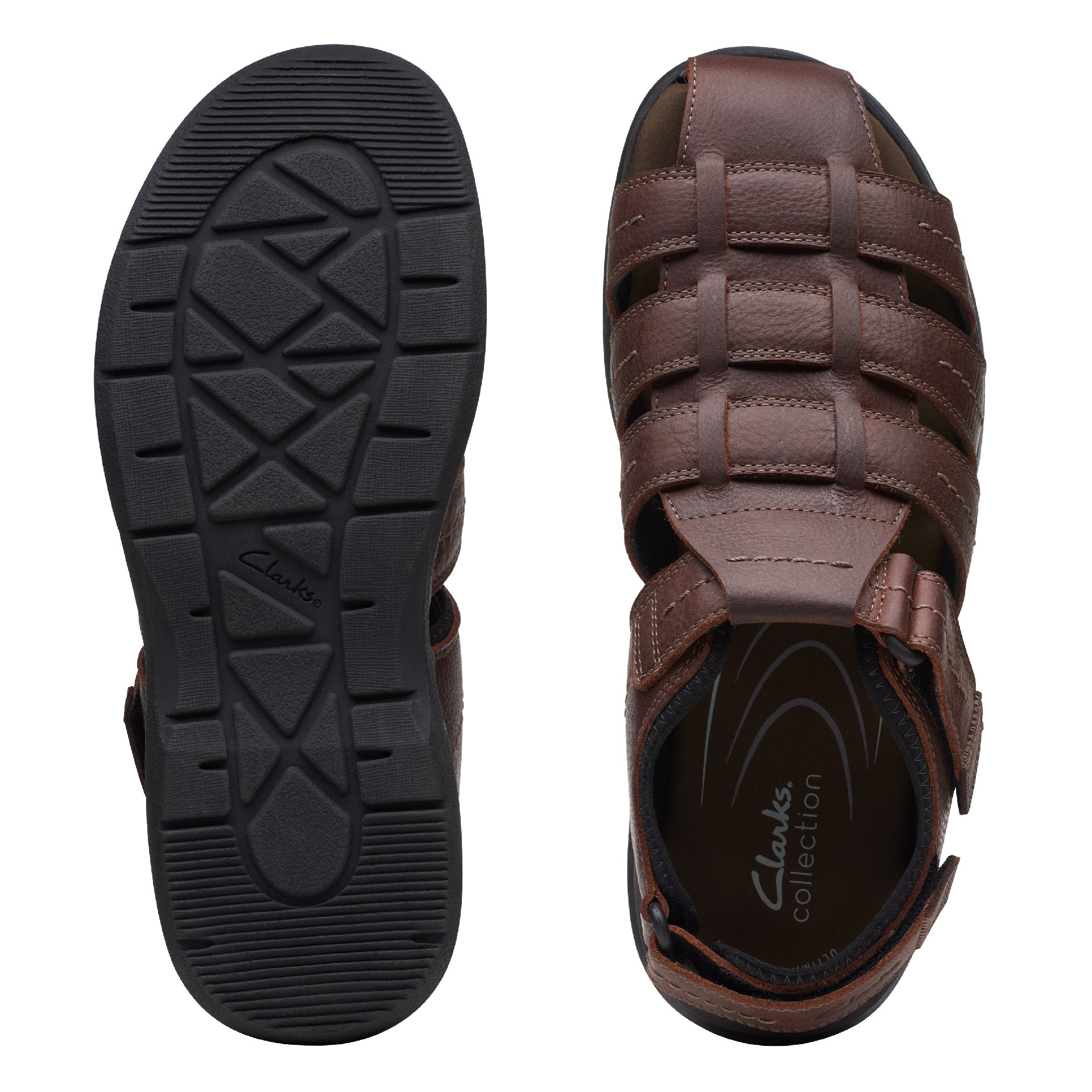 Clarks Walkford Fish Brown Sandal | Tascón Barcelona display picture 1