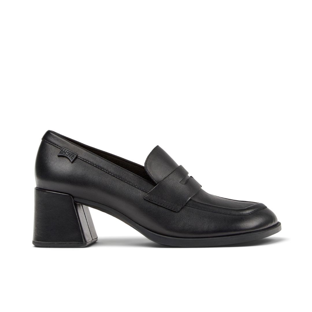 camper women's Kora loafer in black leather | Tascón Barcelona
