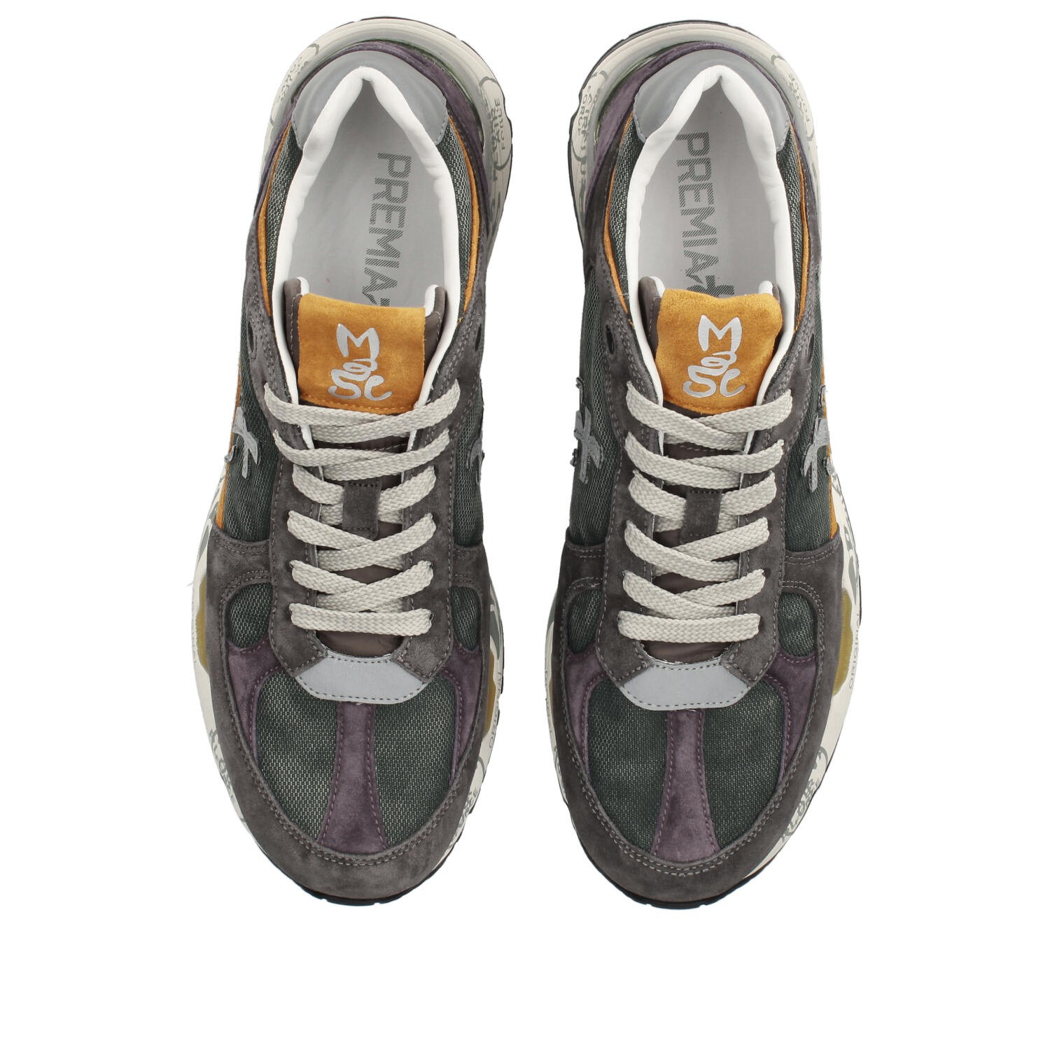 マムリアン Premiata Men's Mase 7868 Sneaker in Grey | Tascón Barcelon