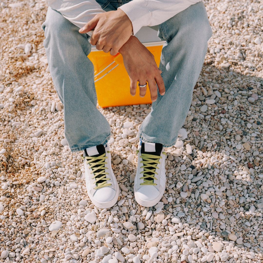 P448 Jack 130 Neon Sneaker for Men, White | Tascón Barcelona display picture 2