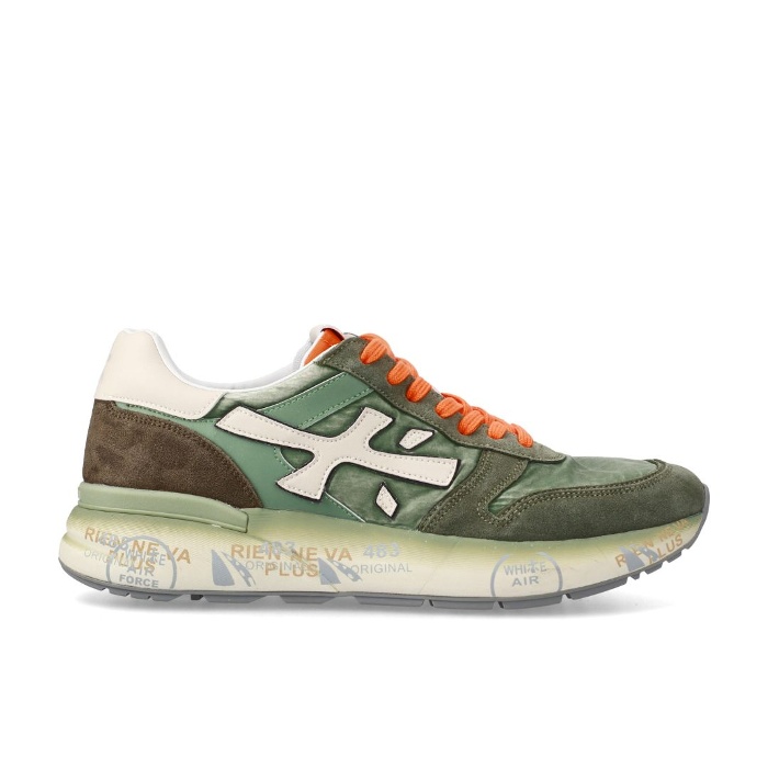 スニーカー PREMIATA Men Sneakers MICK VAR 7248 Green Premiata Mick green sneakers - Green - Men | MICK3252