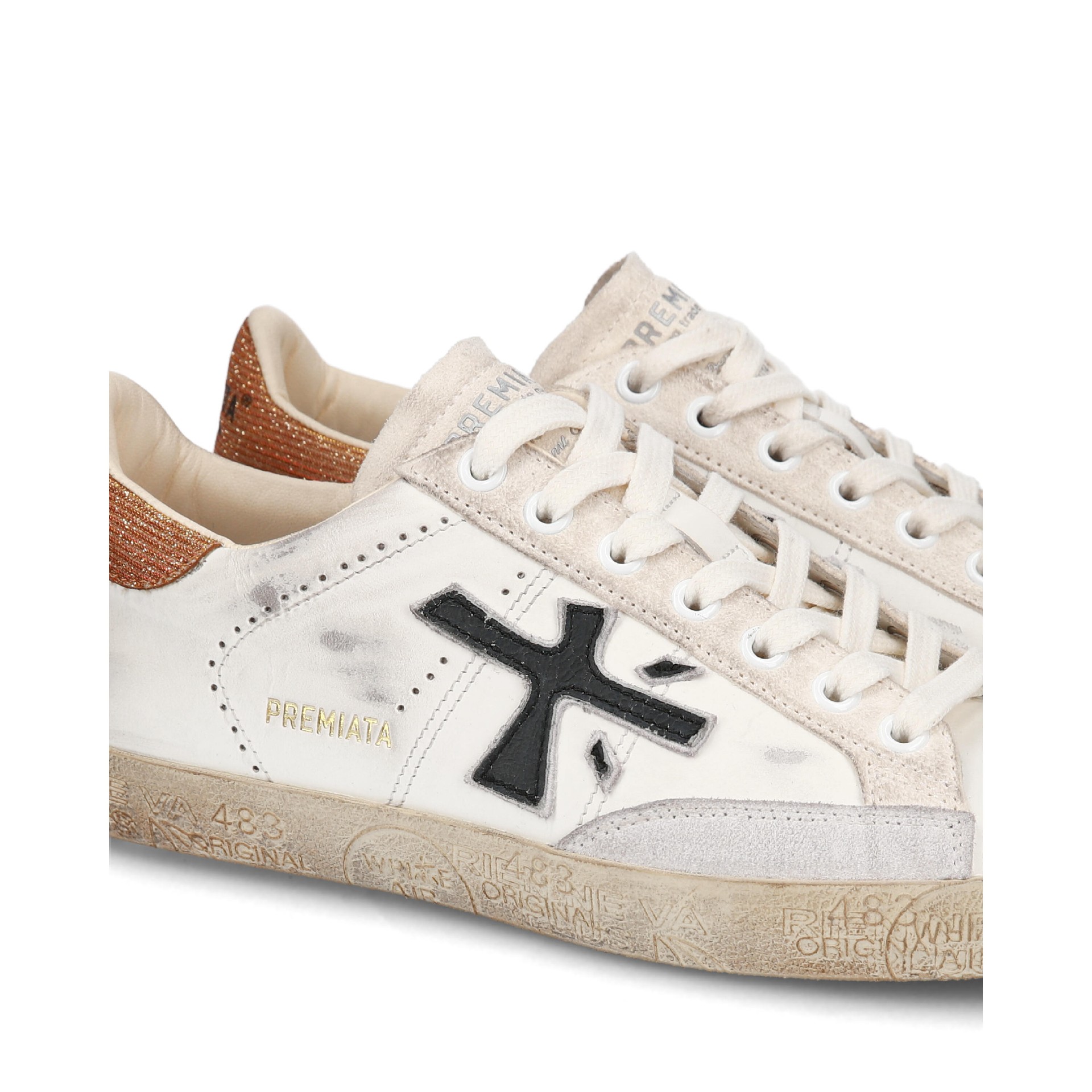 スニーカー PREMIATA Women Sneakers STEVEND6664 White Premiata Steven D 6664 | Premium Italian Sneakers – Premiata.us