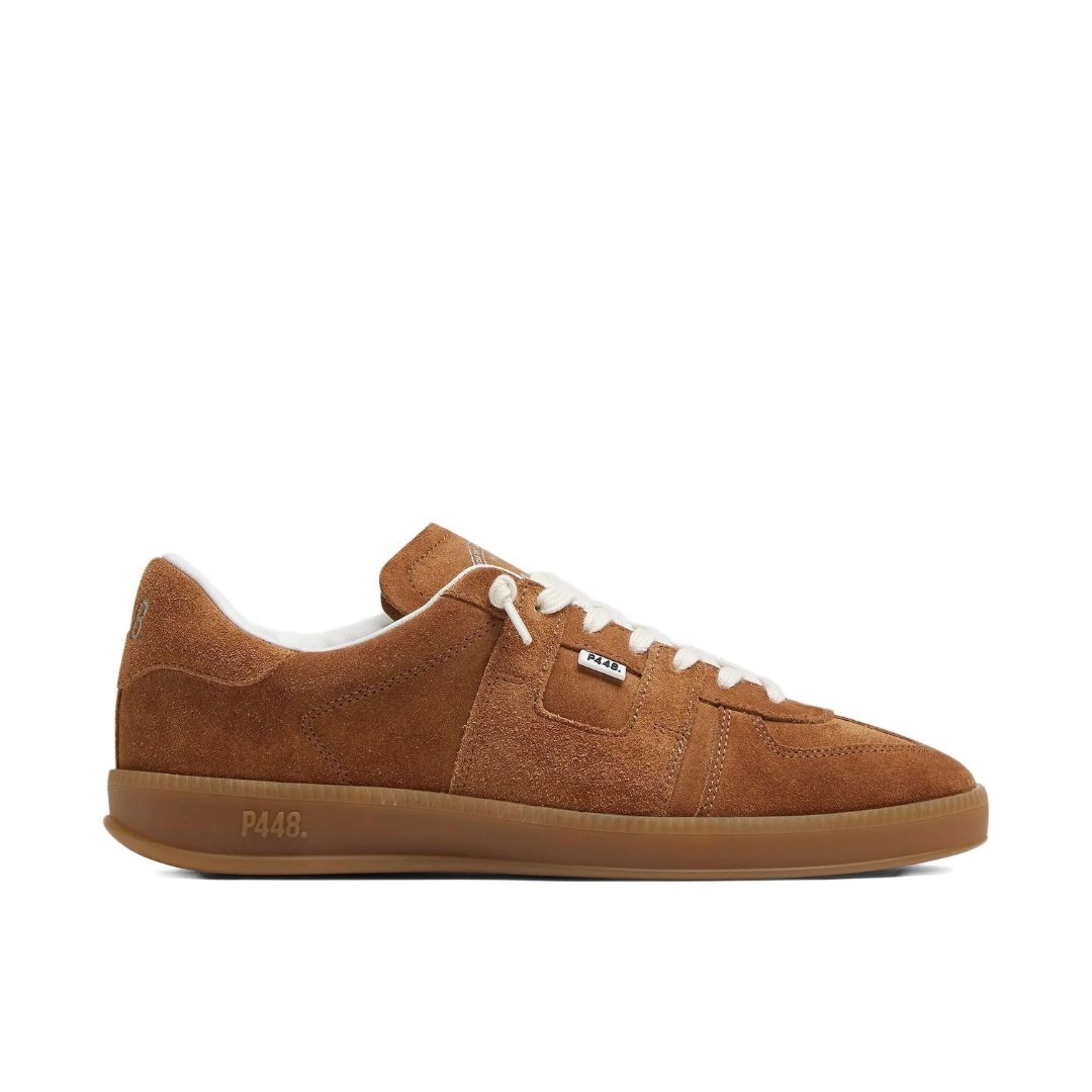 P448 Monza 1 Women's Sneaker in Brown Suede | Tascn Barcelona