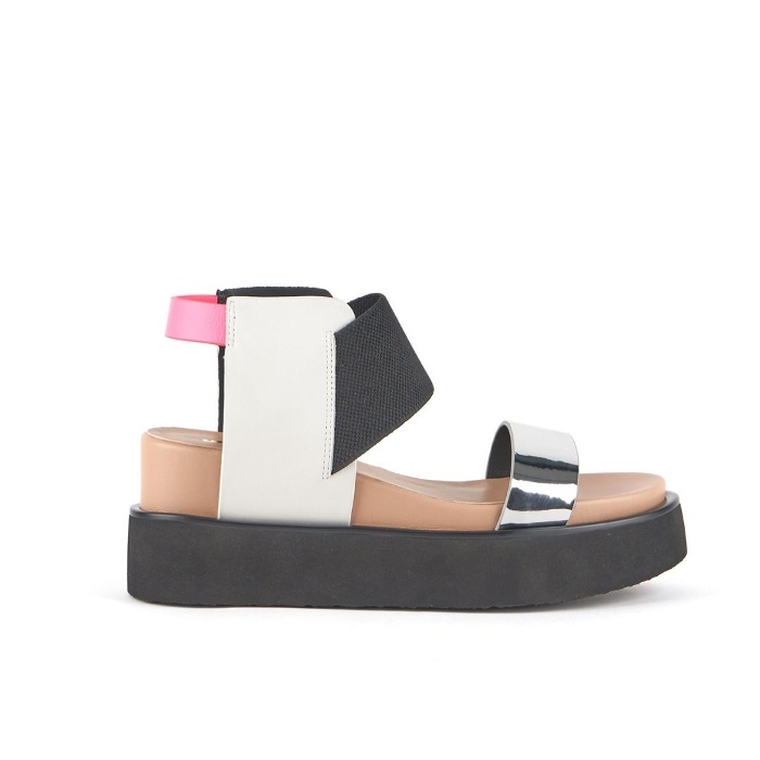 United Nude Rico Sandal Connect Silver Sandal | Tascón Barcelona