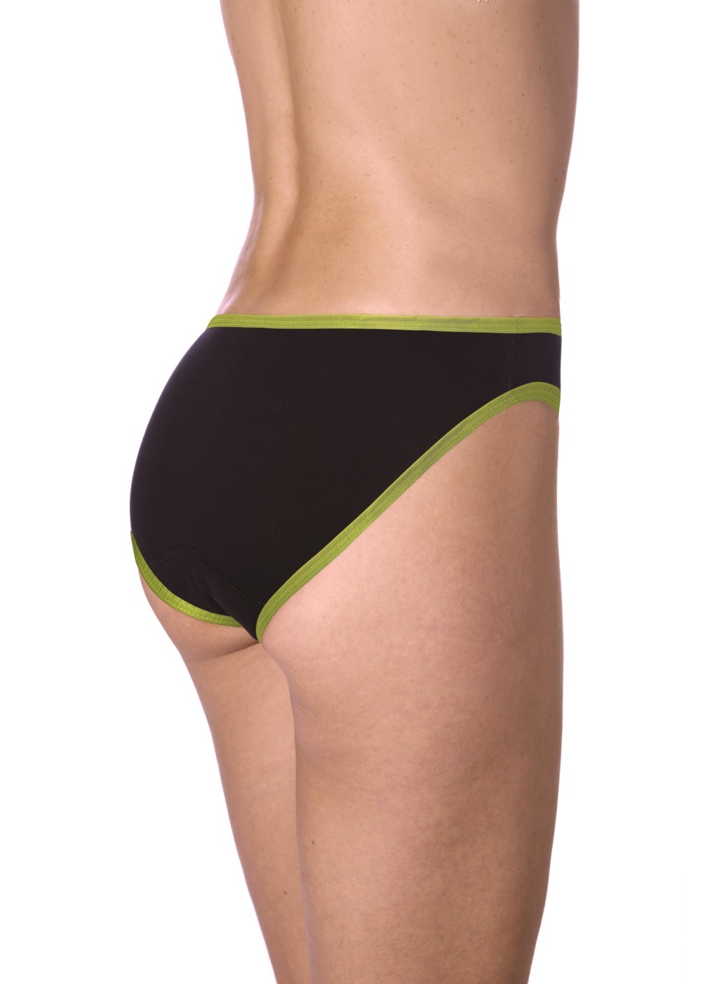 Bragas bikini menstruales absorción media corte clásico artesanales