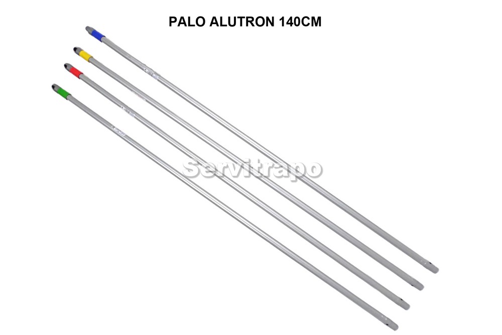 palo 1,40 cm alutron azul aleacion aluminio servitrapo industrial