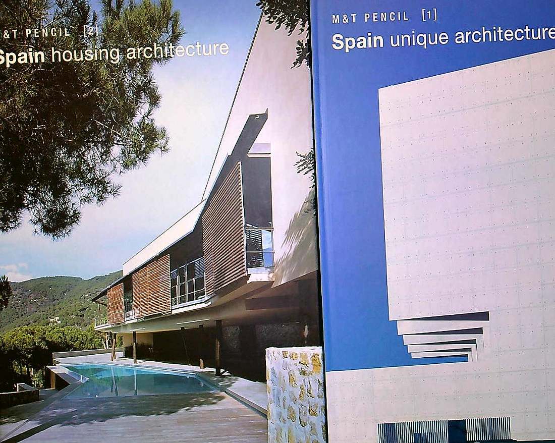 Spain Architects: Housing Ⅰ (2 Volumes) Spain housing and unique architecture tomos 1 y 2 - Erbre Libros