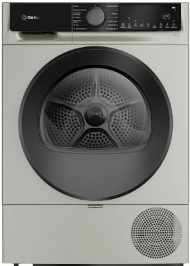 Balay 3SB093XC secadora Independiente Carga frontal 9 kg Acero inoxidable