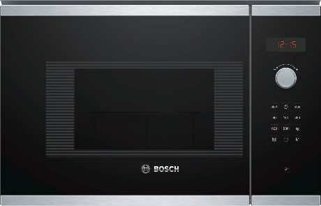 Bosch BEL523MS0 microondas Negro, Acero inoxidable Integrado 20 L 800 W