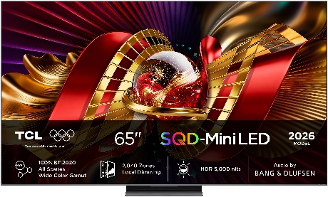 TCL C8L 65C8L Televisor 165,1 cm (65") 4K Ultra HD Smart TV Wifi Negro 6000 cd / m²