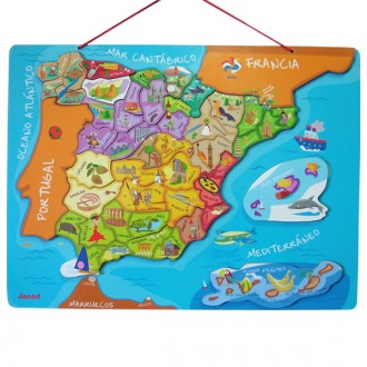 Puzzle magnetic puzzle of spain