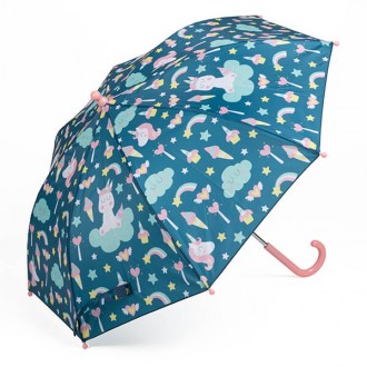 Umbrella with unicorn design