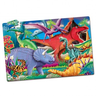 PUZZLE GLOW IN THE DARK-DINOS (100 PCS)
