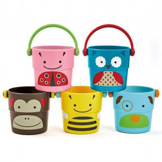 Zoo Stack & Pour Buckets