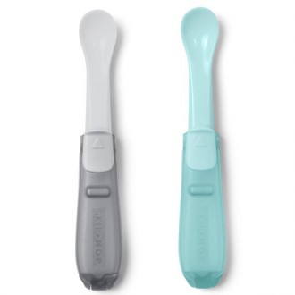 Easy Fold Travel Spoons - Grey/Teal