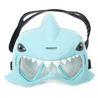 Swim mask blue shark