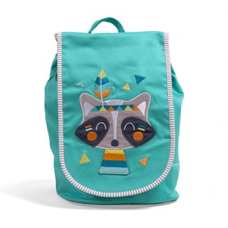 Little dressed-up fox backpack