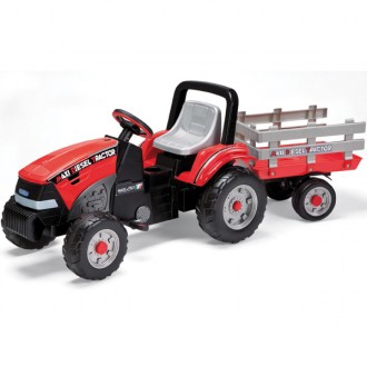 Tractor maxi diesel with trailer Peg Perego