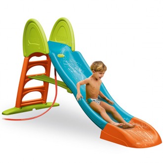 Super mega slide foldable xxl with water