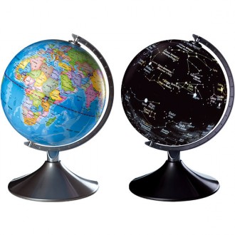 Planet and constellations globe 2 in 1 language italian