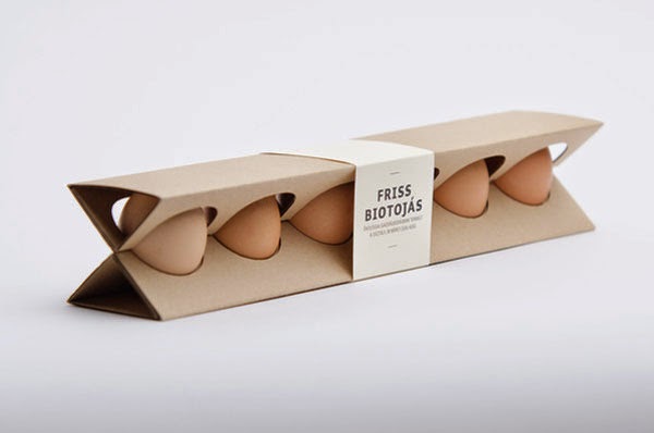 Embalaje de carton para huevos Friss.