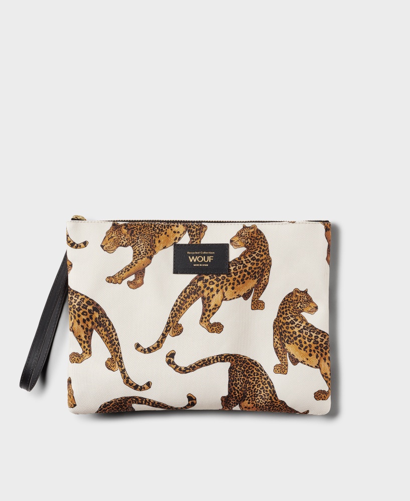 The Leopard XL Pouch Bag
