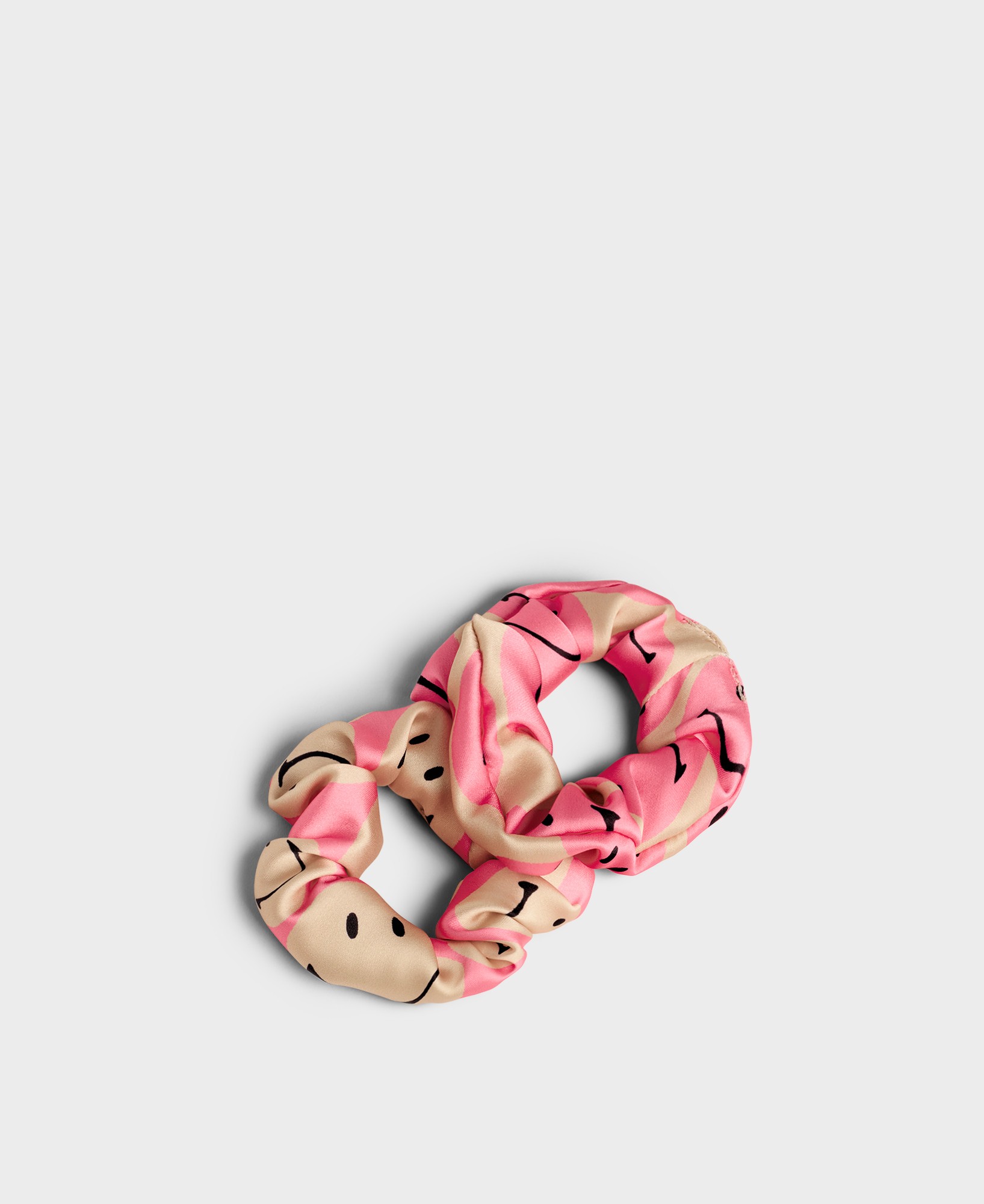 Smiley® Pink Scrunchies