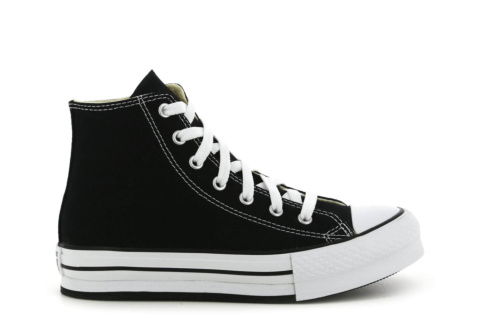 Laced Sneakers 272855C/001 BLACK WHITE BLACK