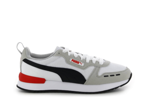 Vambes amb cordons 373616/24 WHITE BLACK HIGH RISK RED