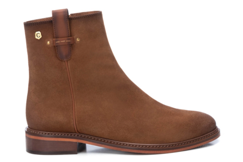 Flat Ankle Boots 160048/CAMEL