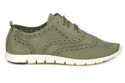 Sneakers Zapatos cordon MICROFIBER verd